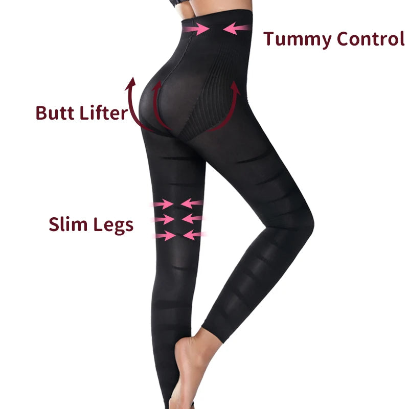 Leg Shapewear Body Shaper Anti Cellulite Compression Leggings Women Slimming Sheath Thigh Sculpting Slimmer Waist Trainer Pants