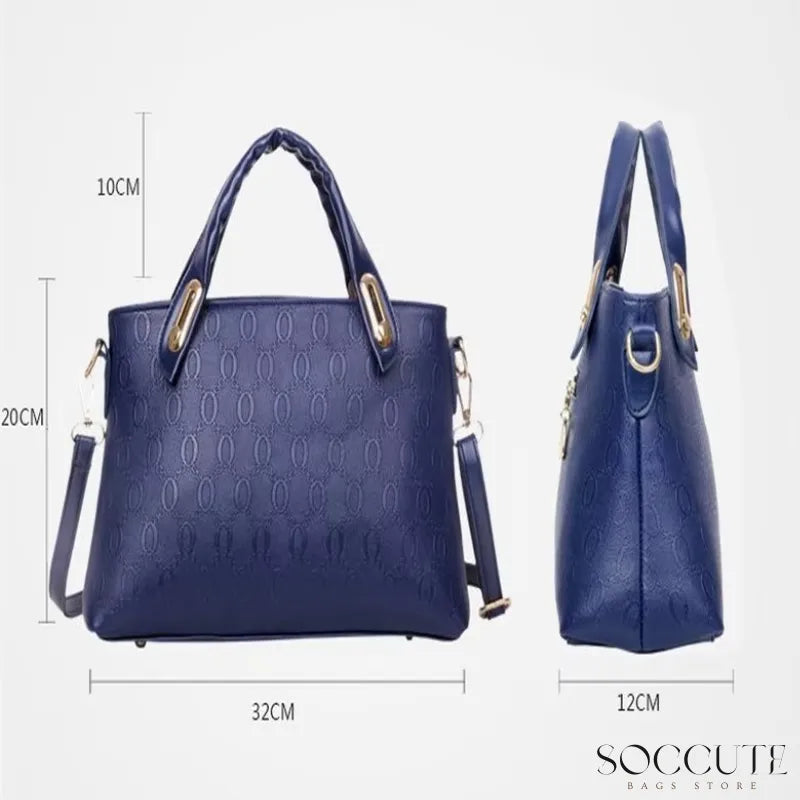 SAC A MAIN "ILONA" | BLEU - 4PCS